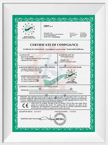KETE MACHINE Wine Capsule Machine CE Certification
