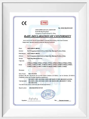 KETE MACHINE Wine Capsule Machine CE Certification